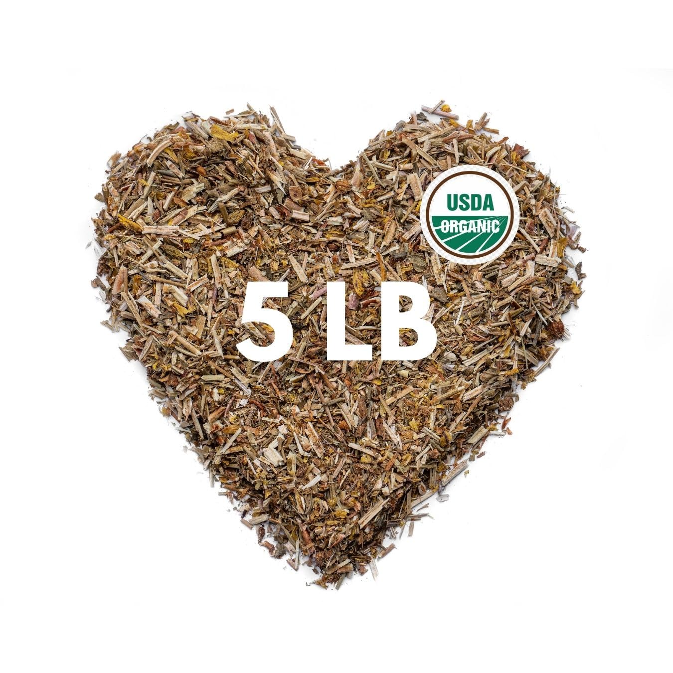 Organic St Johns Wort Tea - 5 LB - Zhivana Organics