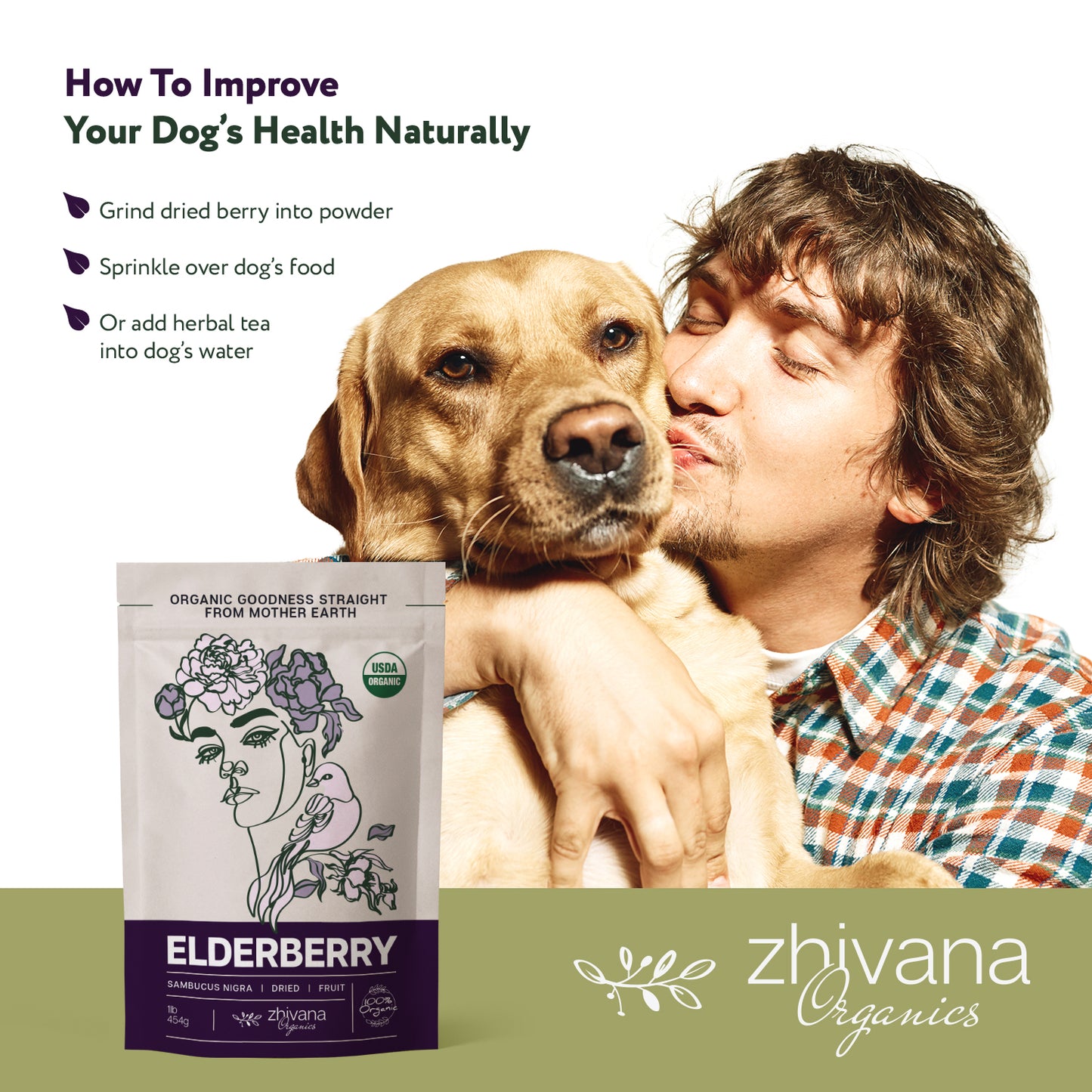 Elderberry Whole Dried - Zhivana Organics