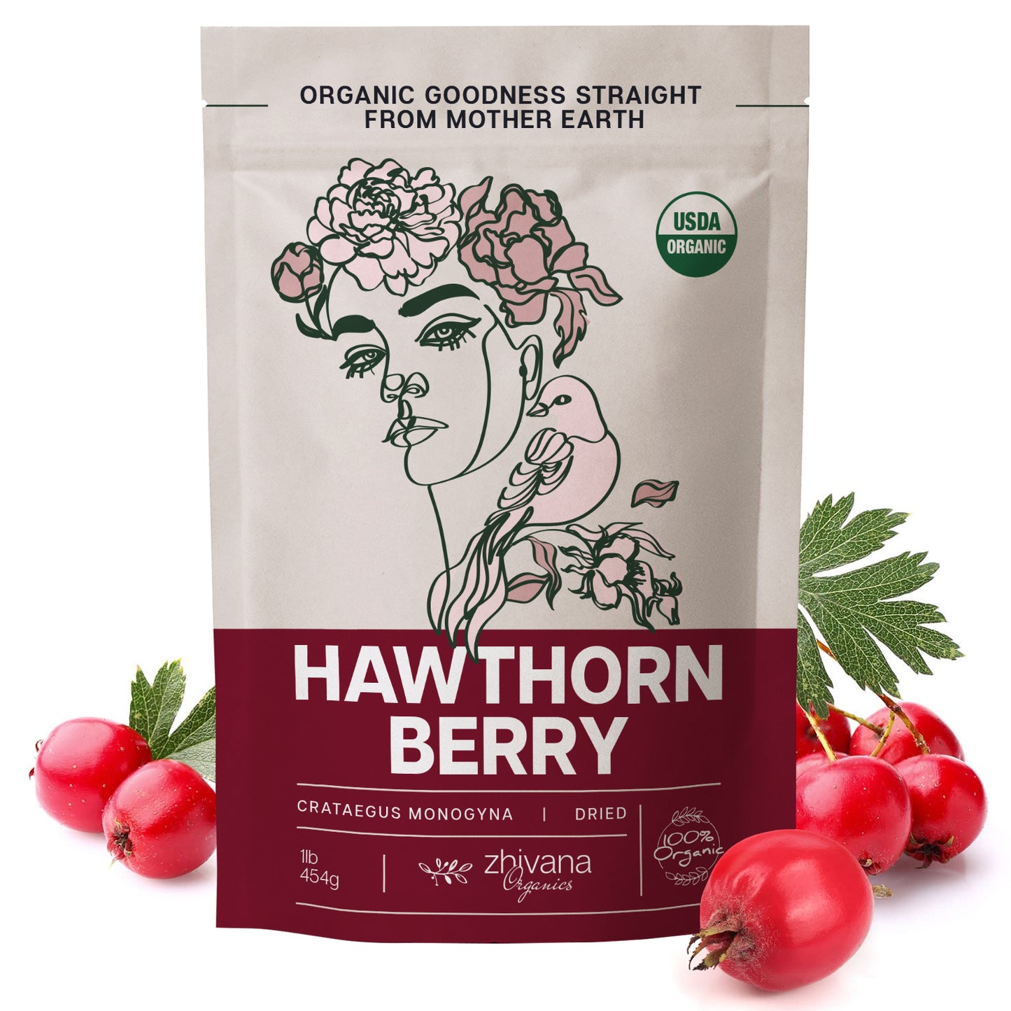 Hawthorn Berry Dried - Zhivana Organics