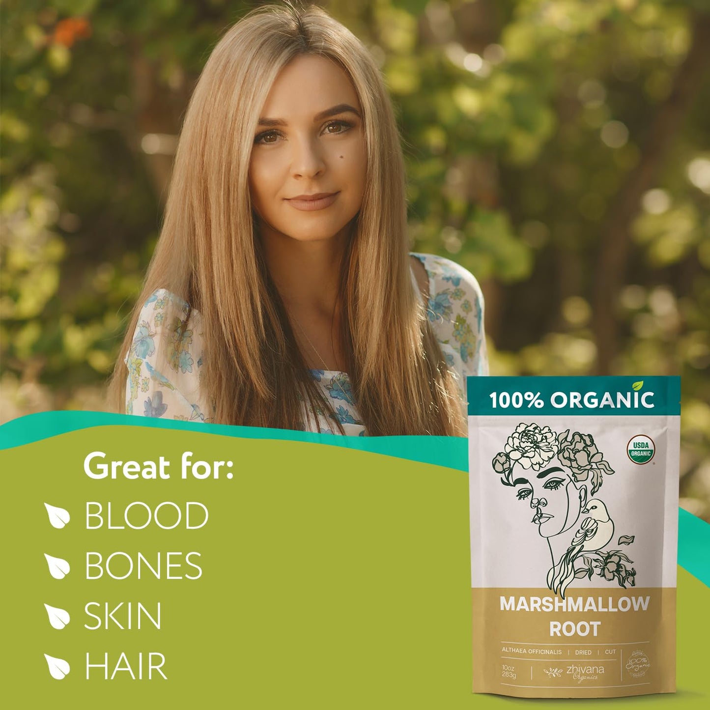 Organic Marshmallow Root (2 Pack) - 20 oz