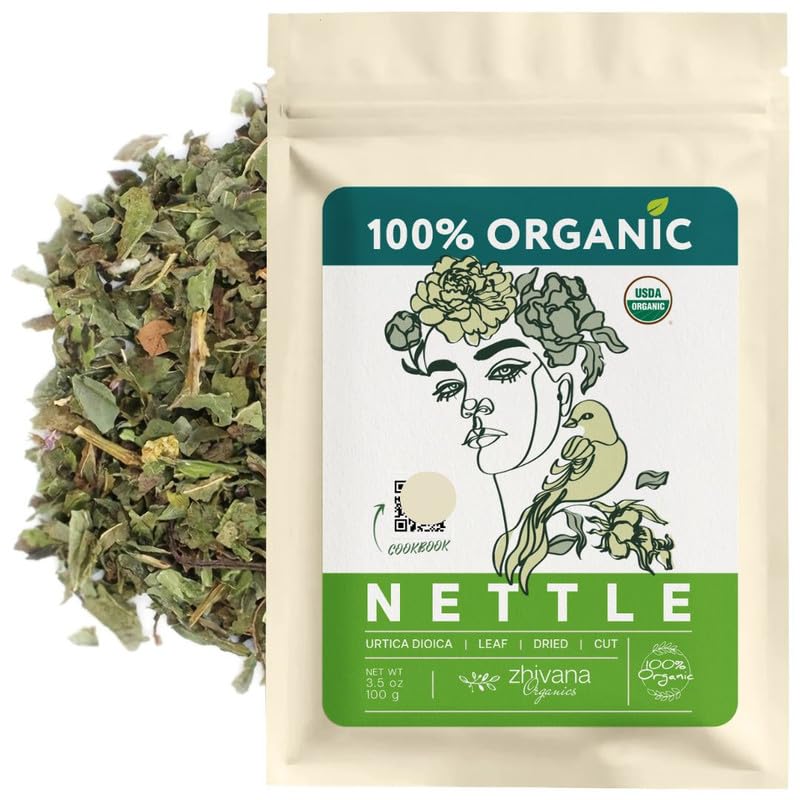 Organic Nettle Tea Loose Leaf - 3.5 oz