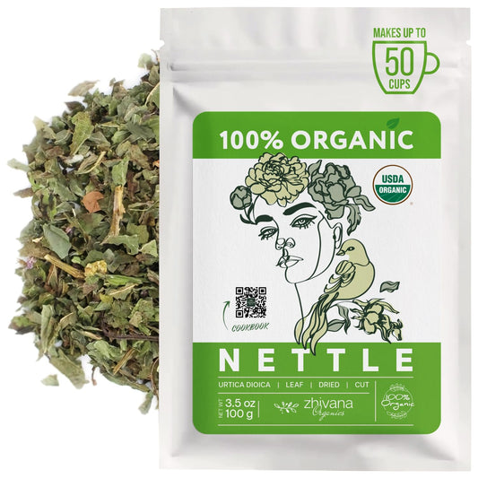 Organic Nettle Tea Loose Leaf - 3.5 oz