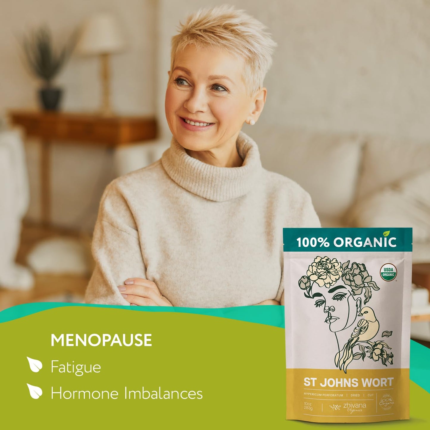 Organic St Johns Wort Tea - 5 LB