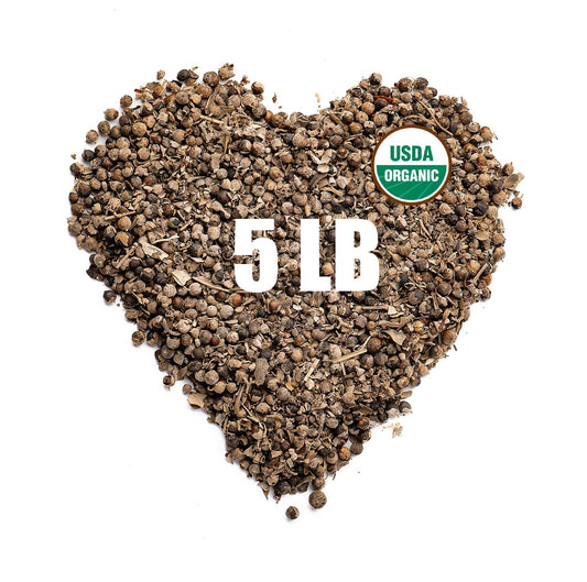 Organic Chasteberry (Vitex agnus-castus) – 5 lb Bulk - Zhivana Organics