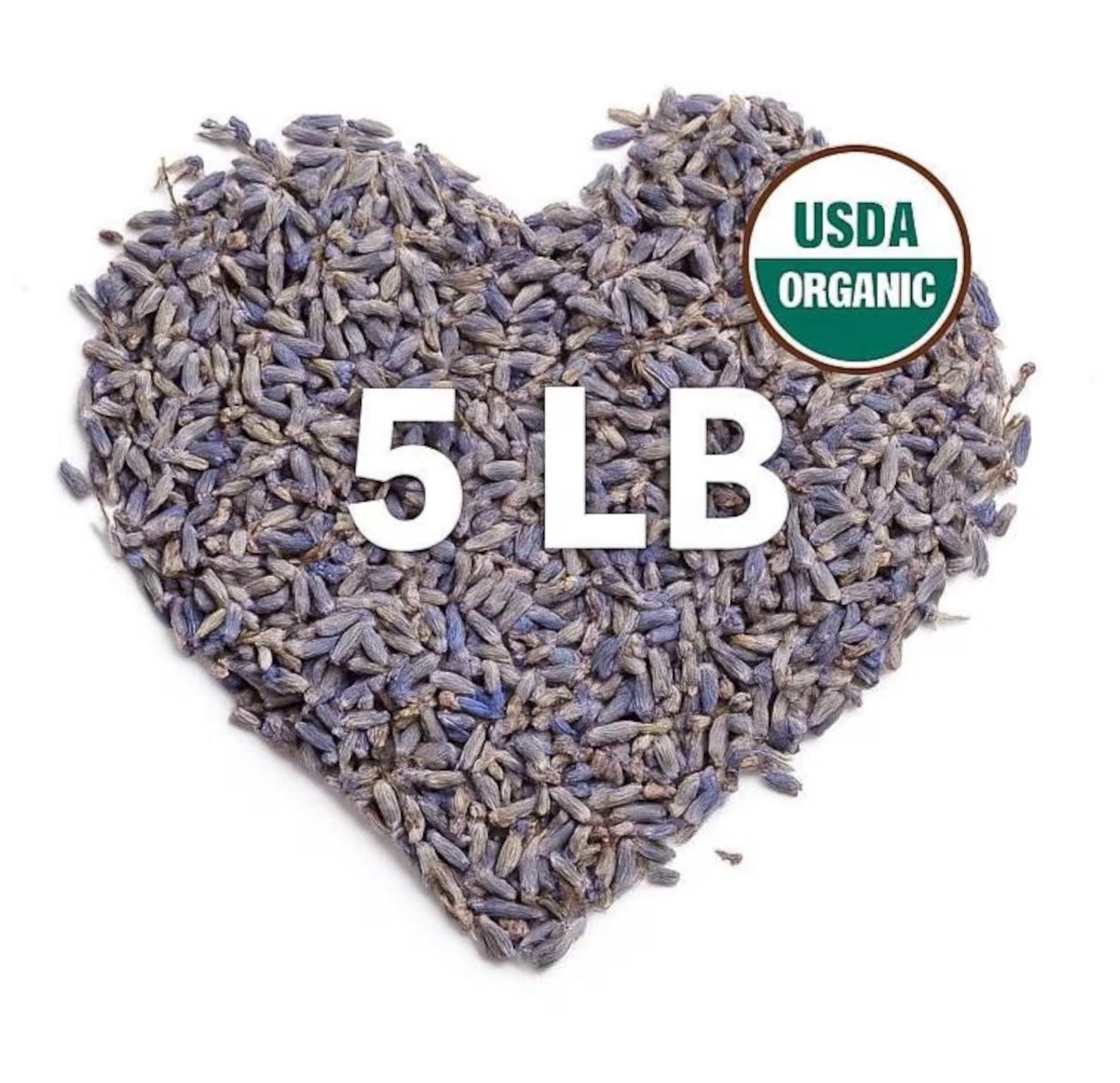 Organic Lavender Buds (Lavandula angustifolia) – 5 lb Bulk - Zhivana Organics