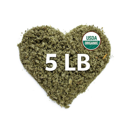 Organic Mullein Leaf – 5 lb Bulk | Verbascum thapsus | Loose Dried Leaves for Tea, Steams, Tinctures | Caffeine-Free Herbal Tea - Zhivana Organics
