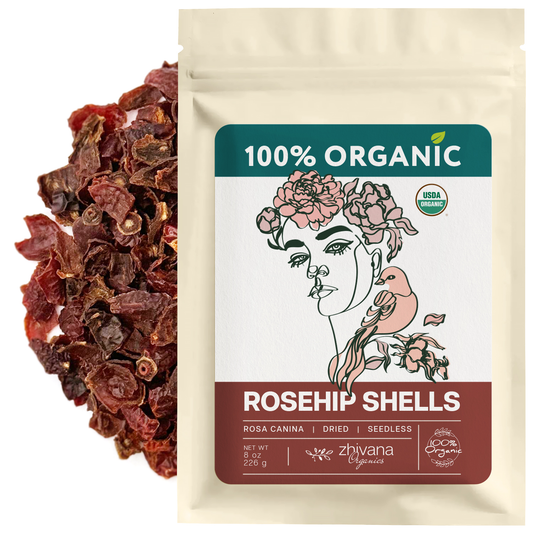 Organic Rosehips Seedless  – 8 Ounces