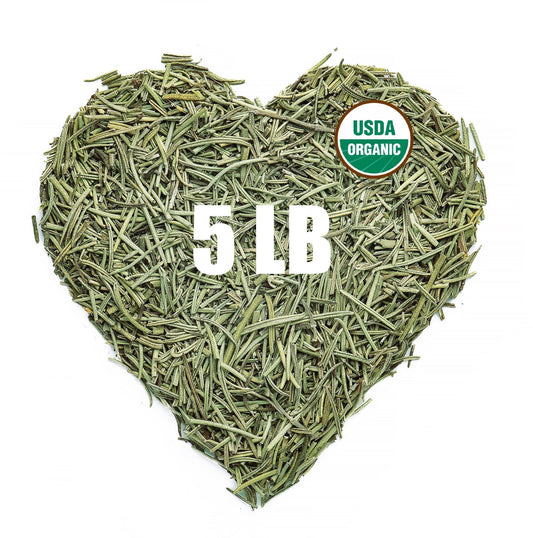 Organic Rosemary Leaf (Rosmarinus officinalis) – 5 lb Bulk - Zhivana Organics
