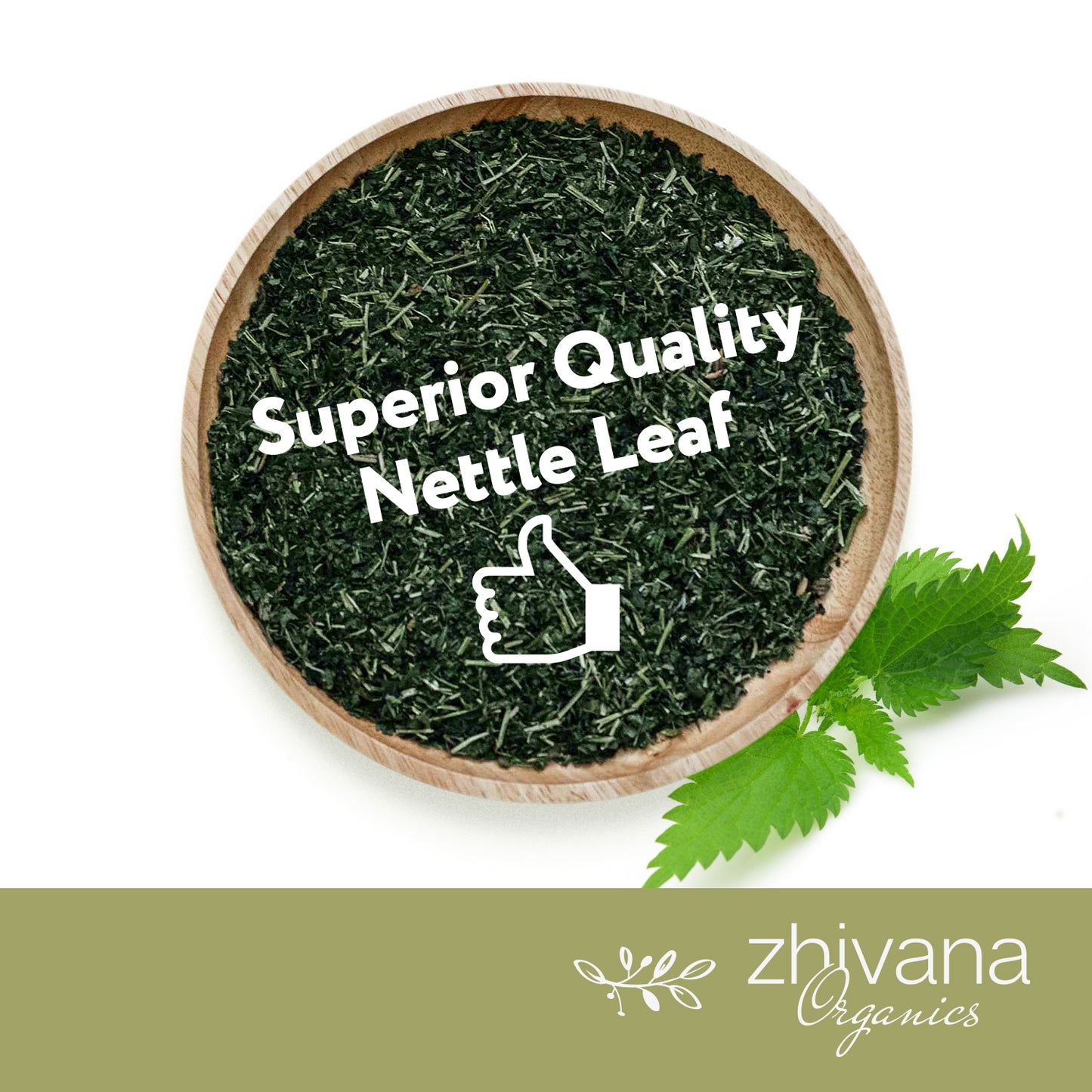 Nettle Leaf Dried Cut & Sifted - Zhivana Organics